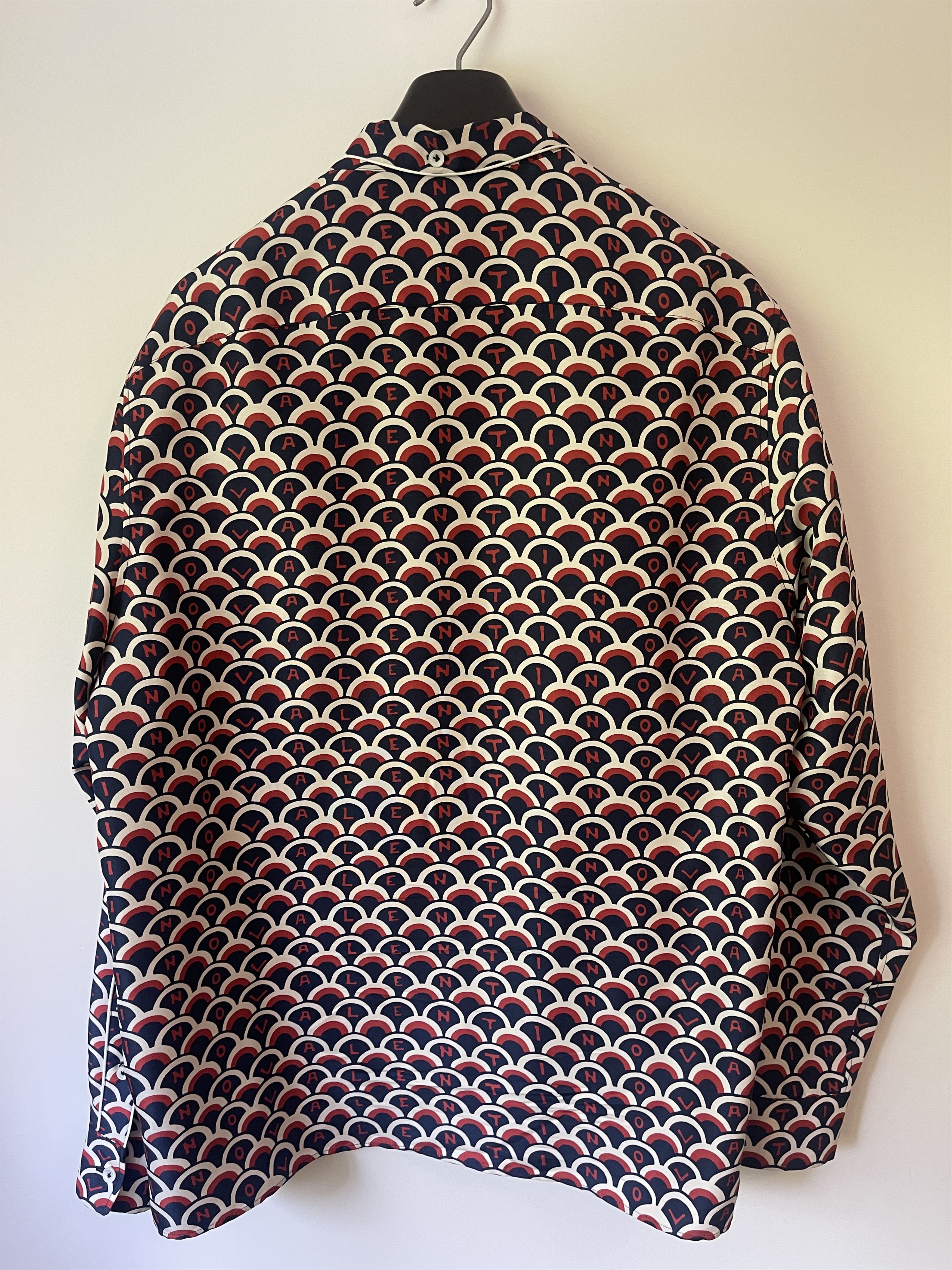 Valentino Scale print silk long sleeve Size US XL / EU 56 / 4 - 2 Thumbnail