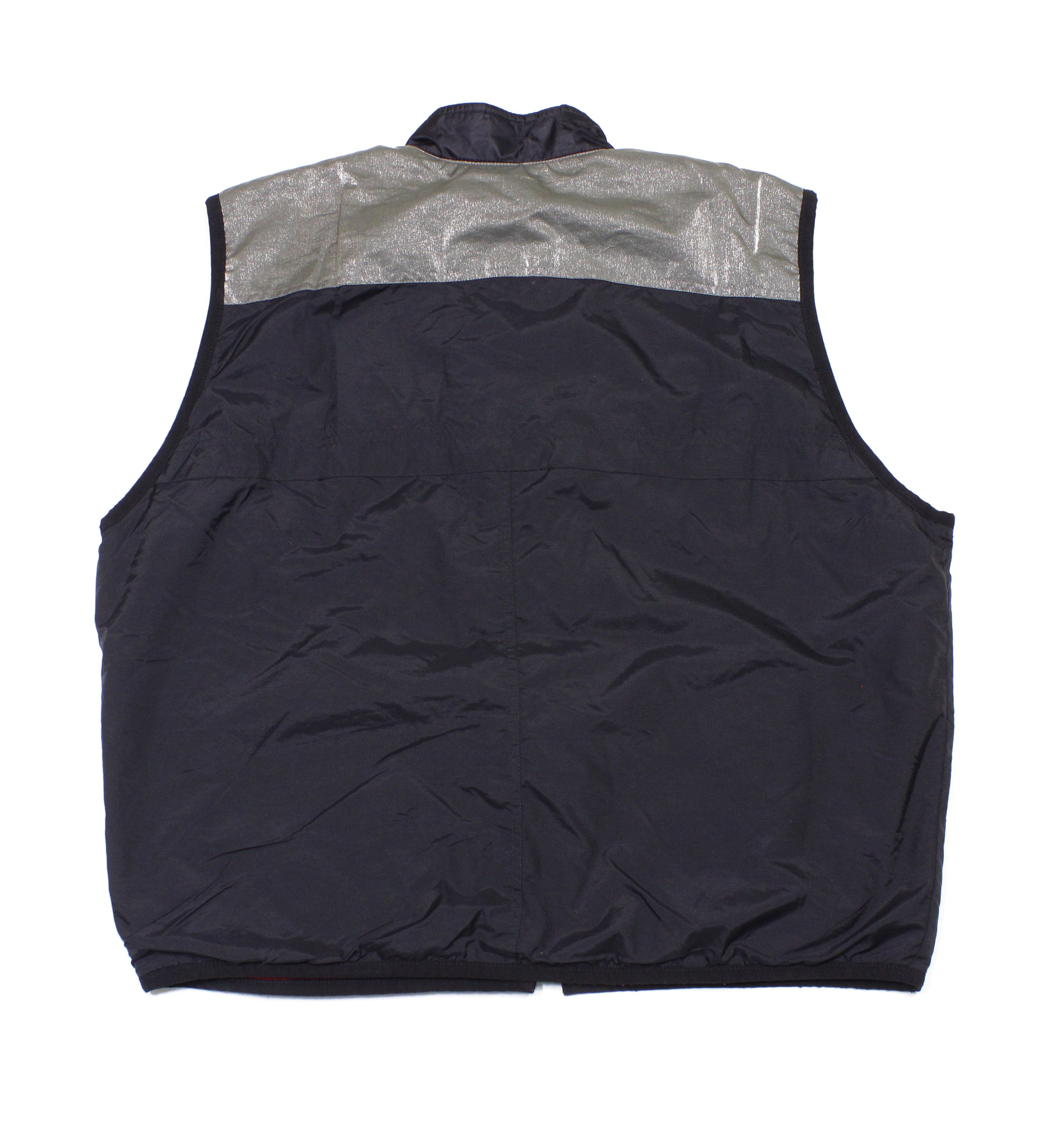 Fila 90S Tech Reversible Fleece Vest Vintage Size US L / EU 52-54 / 3 - 3 Thumbnail
