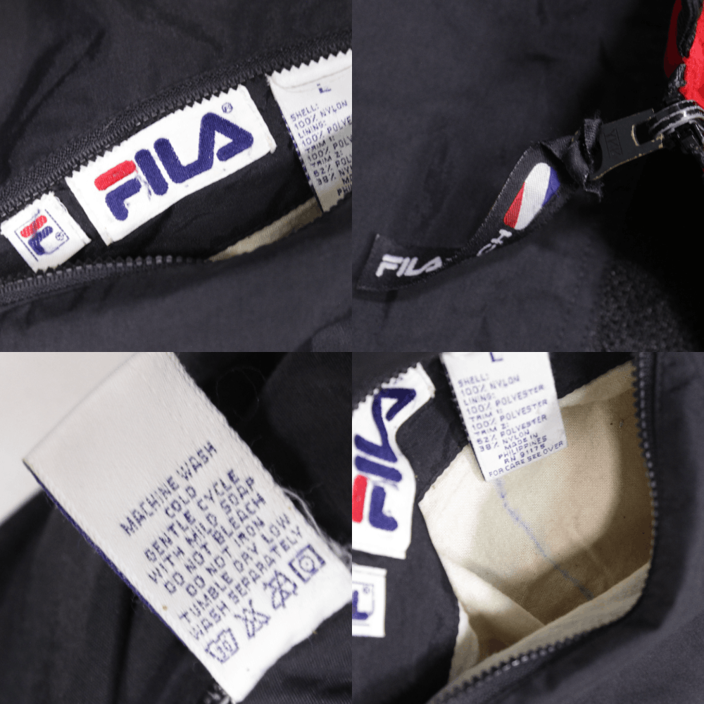 Fila 90S Tech Reversible Fleece Vest Vintage Size US L / EU 52-54 / 3 - 9 Thumbnail