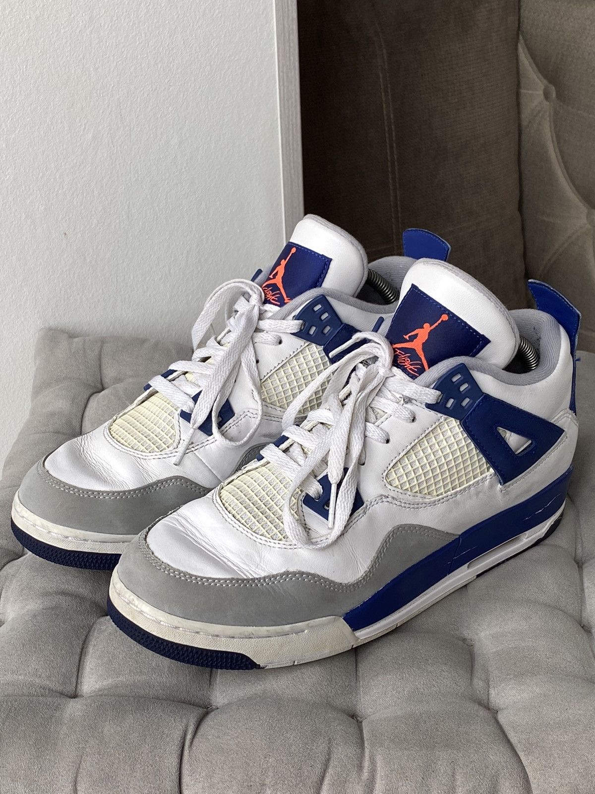 Nike Nike Air Jordan Retro 4 Deep Royal Blue 487724132 Size 9Y Grailed