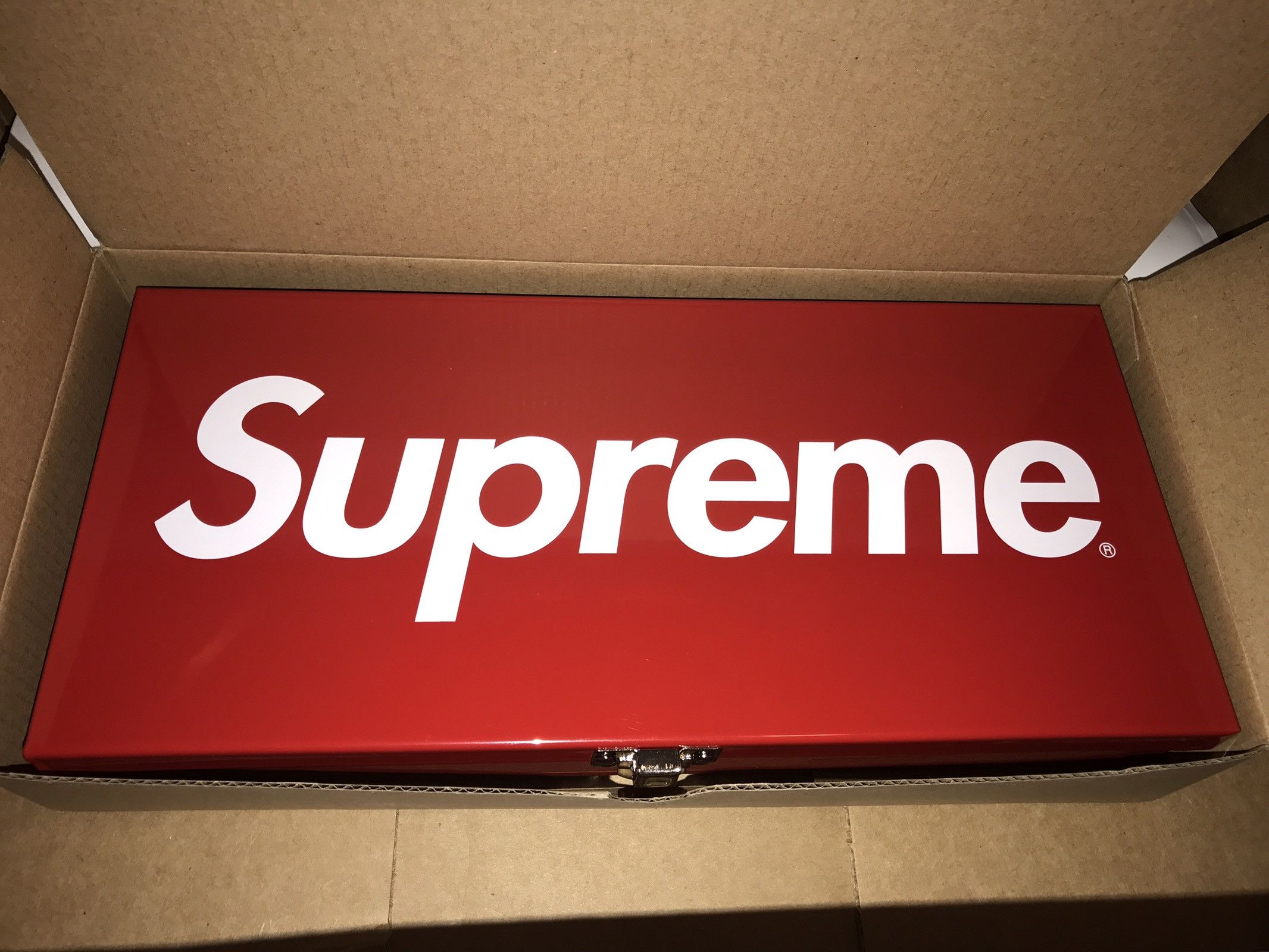 Supreme Supreme Large Metal Storage Box | Grailed