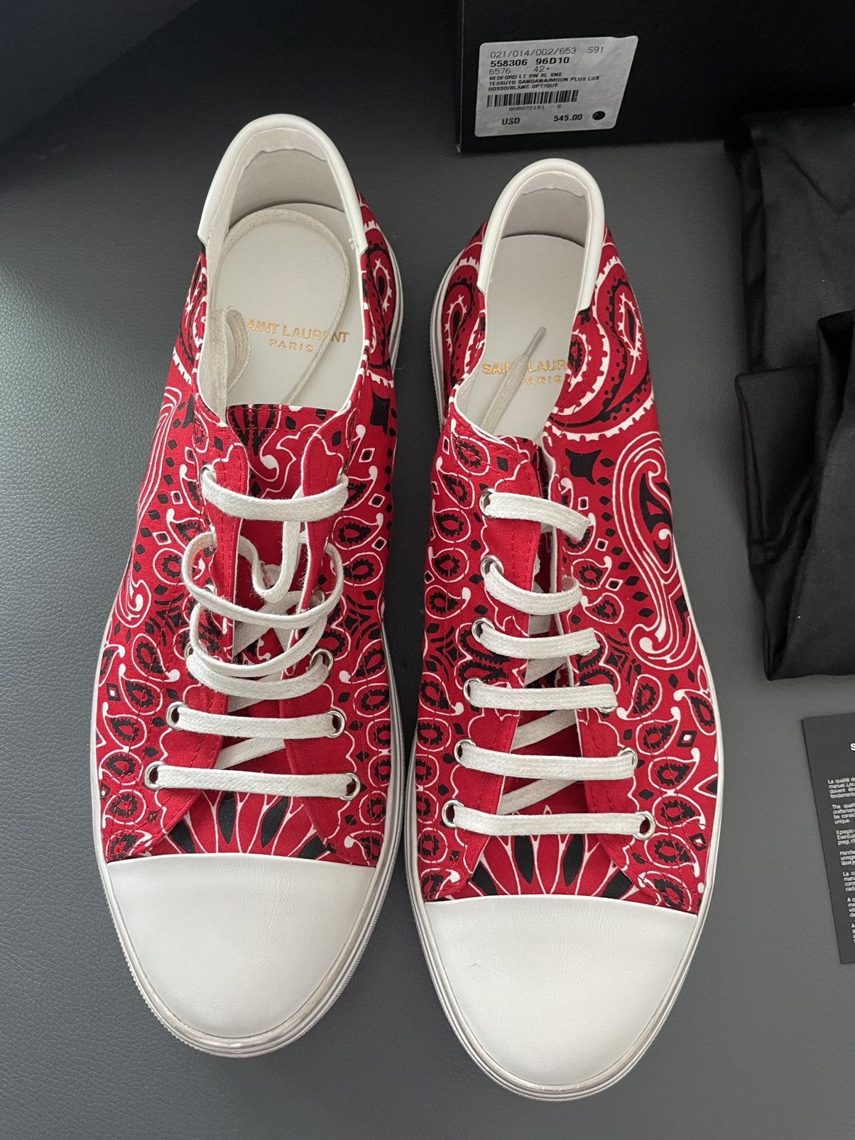 Hedi Slimane × Saint Laurent Paris × Yves Saint Laurent Moon Plus Saint Laurent Runway Sneakers Brand NEW Size US 9 / EU 42 - 3 Thumbnail