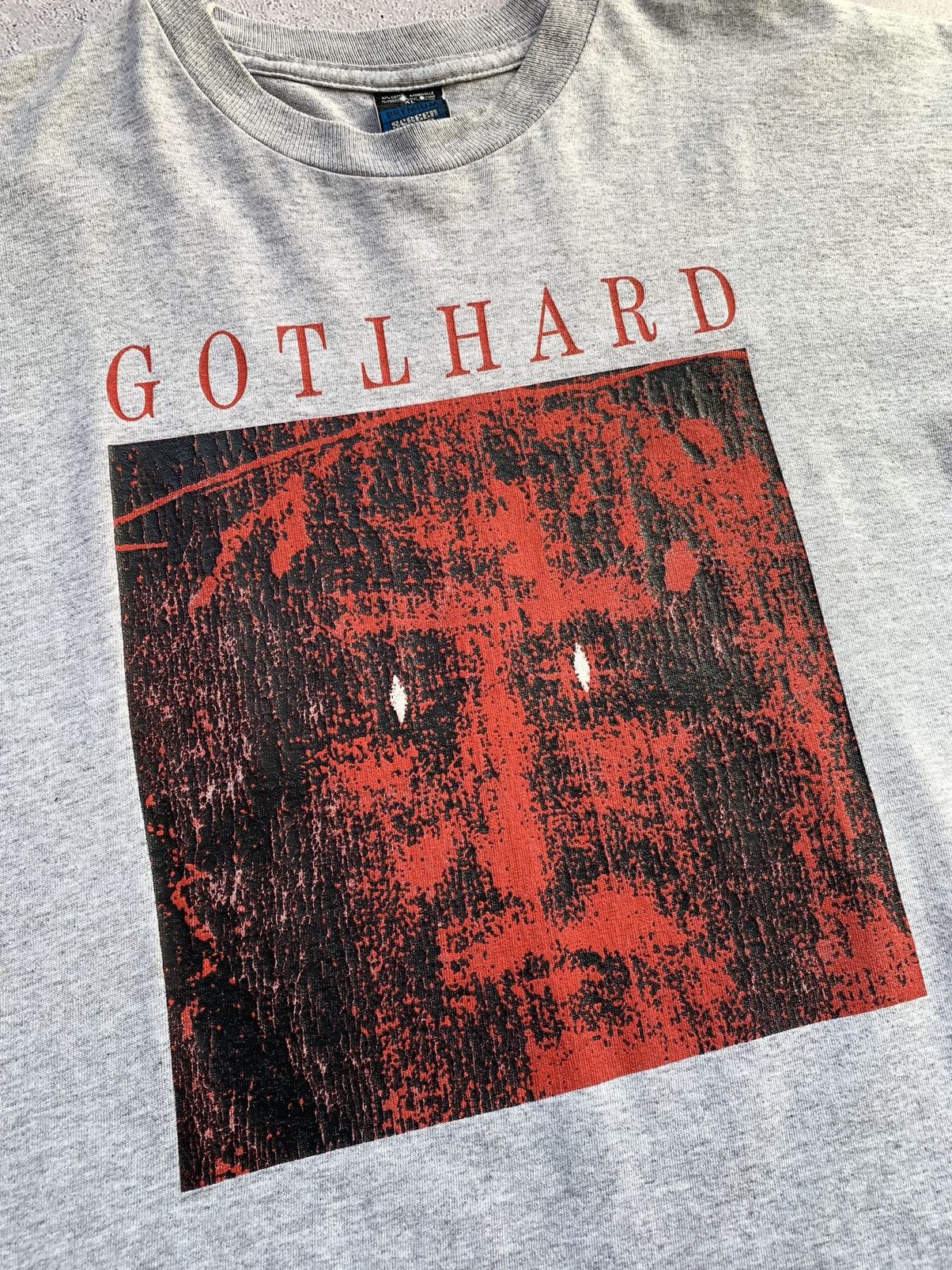 Band Tees Vintage 1992 GOTTHARD “The New Rock Massif” Tee Size US XL / EU 56 / 4 - 6 Thumbnail