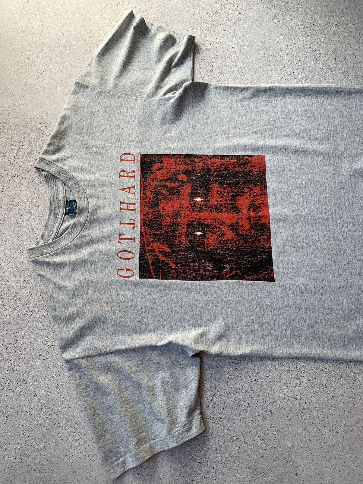 Band Tees Vintage 1992 GOTTHARD “The New Rock Massif” Tee Size US XL / EU 56 / 4 - 5 Thumbnail