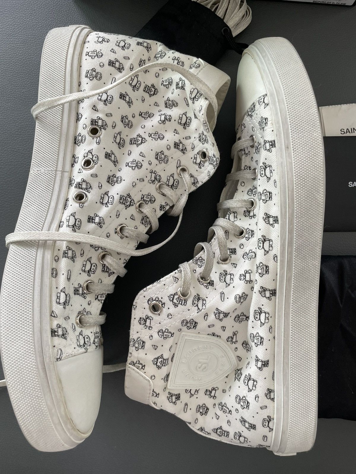 Saint Laurent Paris × Yves Saint Laurent Brand NEW Saint Laurent Runway Bedford Moon Plus Sneakers Size US 10.5 / EU 43-44 - 17 Thumbnail