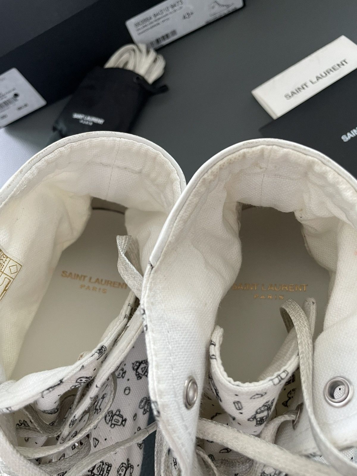 Saint Laurent Paris × Yves Saint Laurent Brand NEW Saint Laurent Runway Bedford Moon Plus Sneakers Size US 10.5 / EU 43-44 - 21 Thumbnail