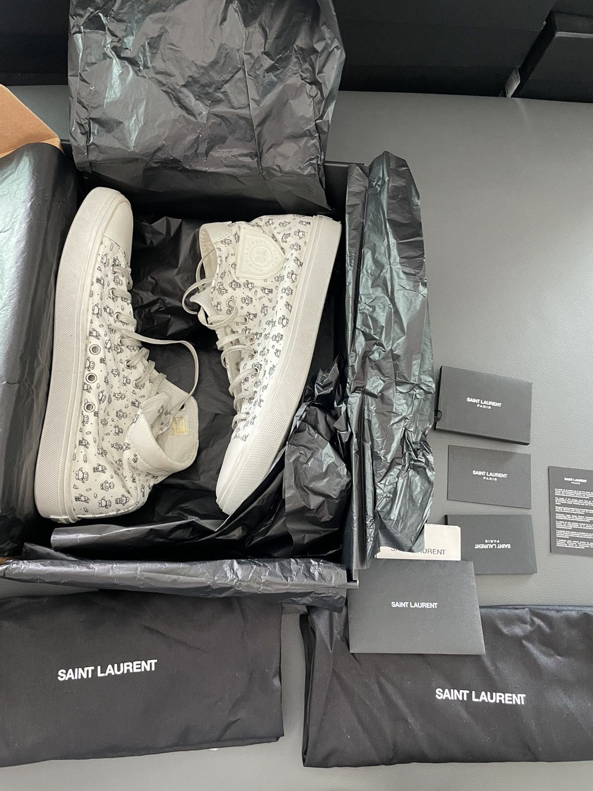 Hedi Slimane × Saint Laurent Paris × Yves Saint Laurent Saint Laurent Runway 🤖 Sneakers Brand New Limited Edition Size US 10.5 / EU 43-44 - 16 Thumbnail