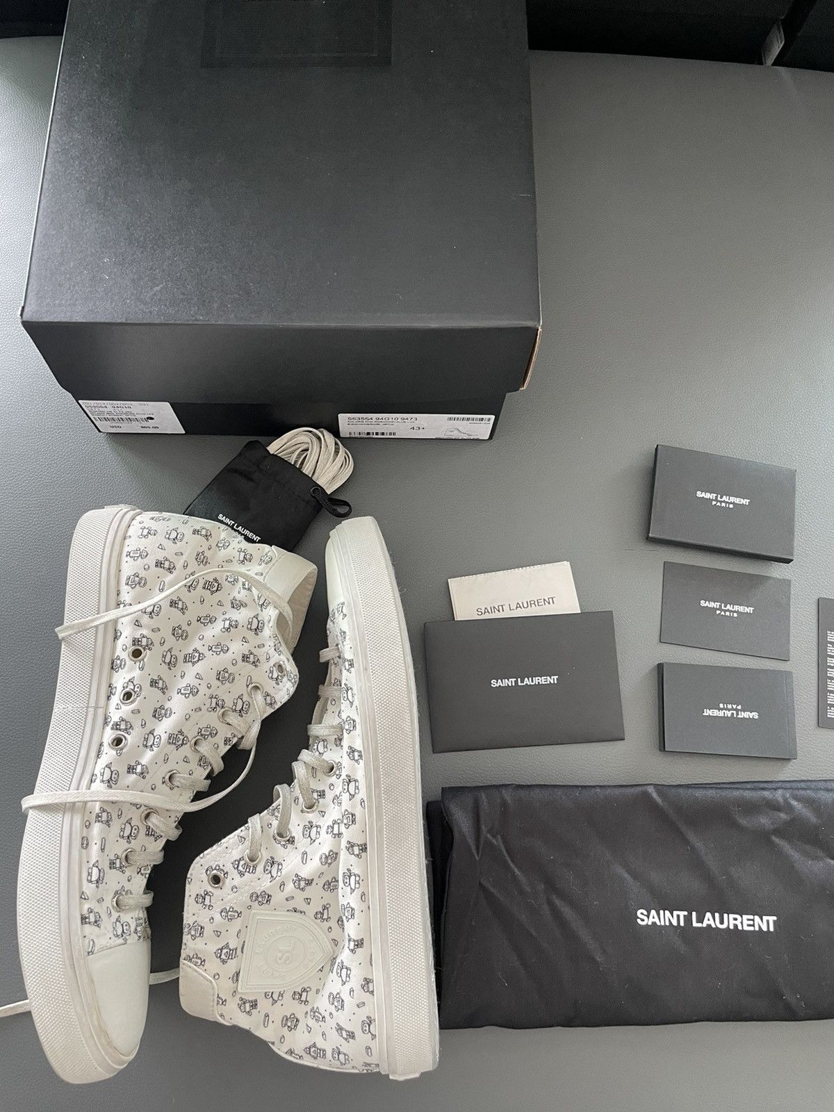 Hedi Slimane × Saint Laurent Paris × Yves Saint Laurent Saint Laurent Runway 🤖 Sneakers Brand New Limited Edition Size US 10.5 / EU 43-44 - 1 Thumbnail