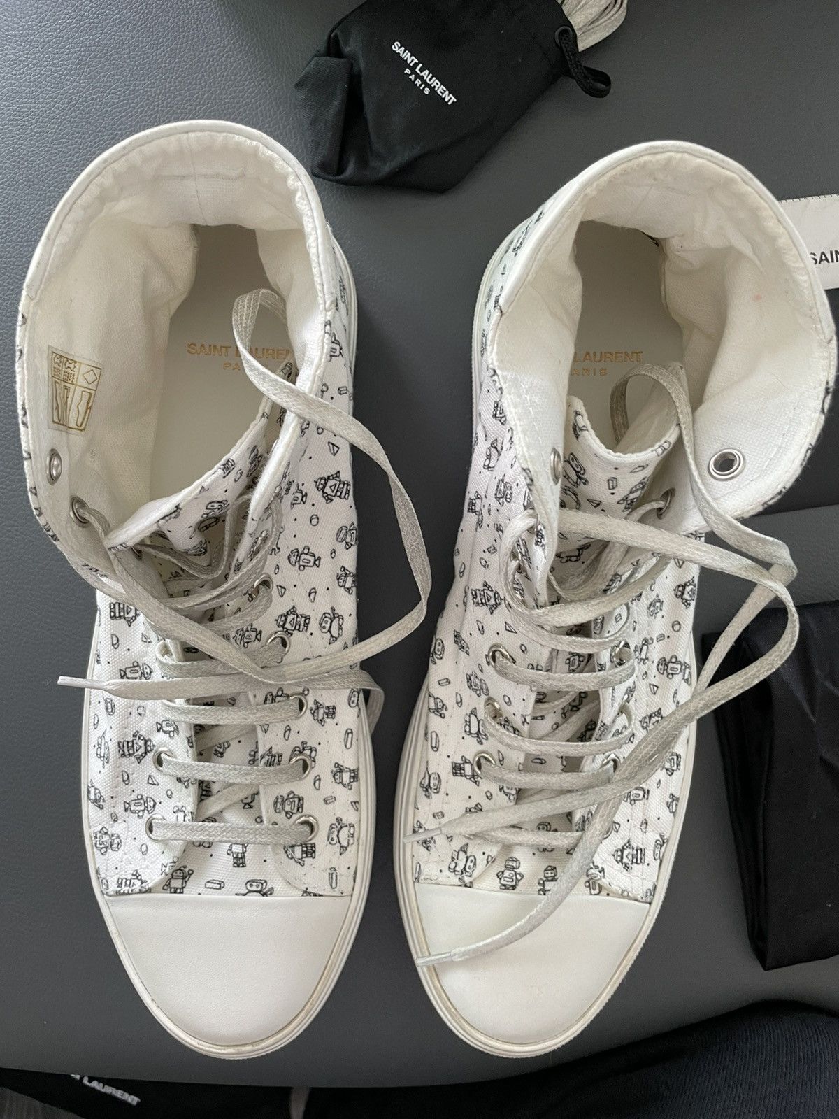 Hedi Slimane × Saint Laurent Paris × Yves Saint Laurent Saint Laurent Runway 🤖 Sneakers Brand New Limited Edition Size US 10.5 / EU 43-44 - 3 Thumbnail