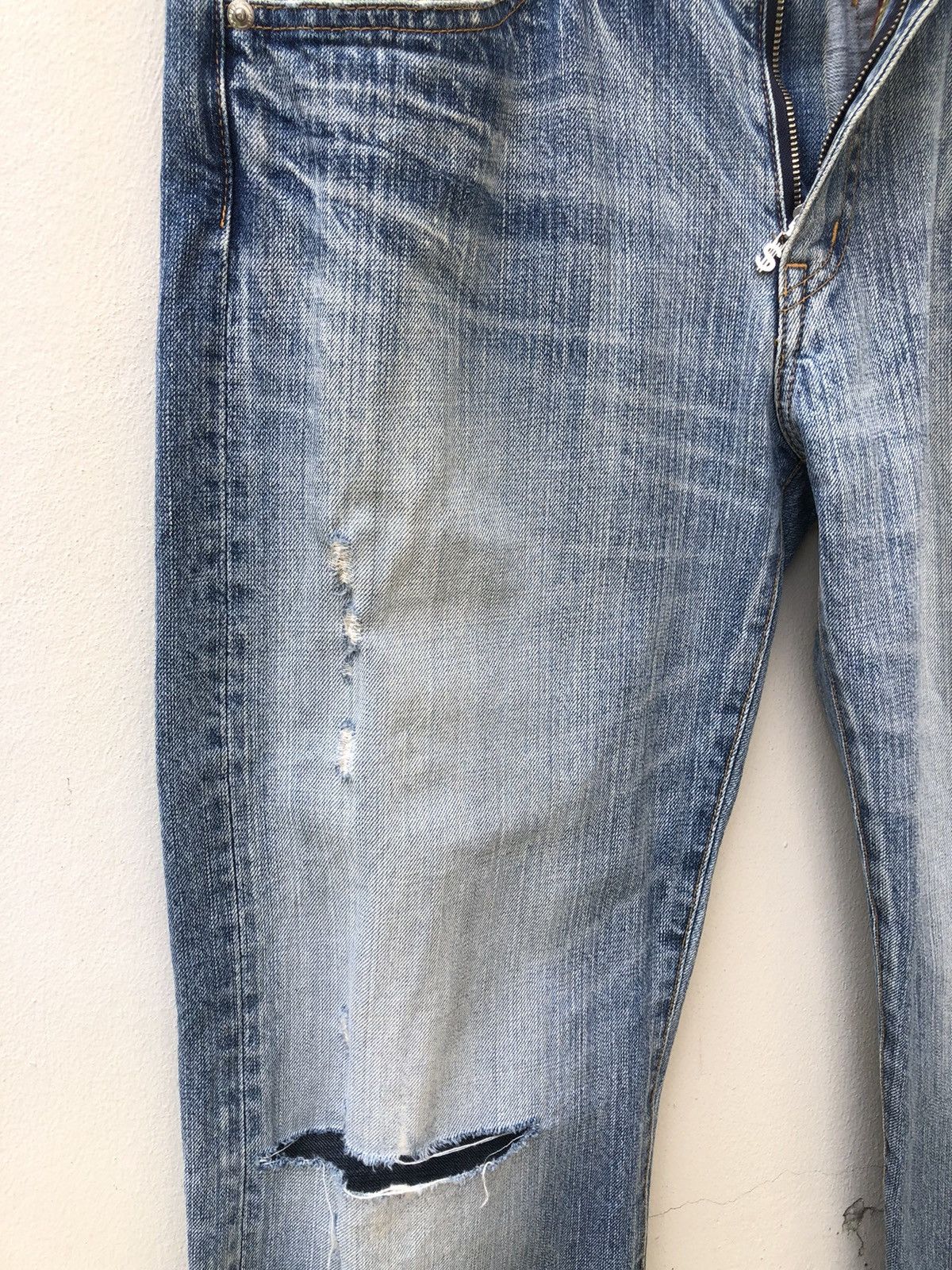 Swagger Vintage Swagger Japan Rips Distressed Denim Jeans Size US 32 / EU 48 - 5 Thumbnail