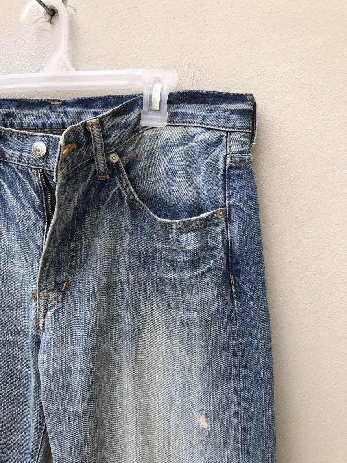 Swagger Vintage Swagger Japan Rips Distressed Denim Jeans Size US 32 / EU 48 - 8 Thumbnail