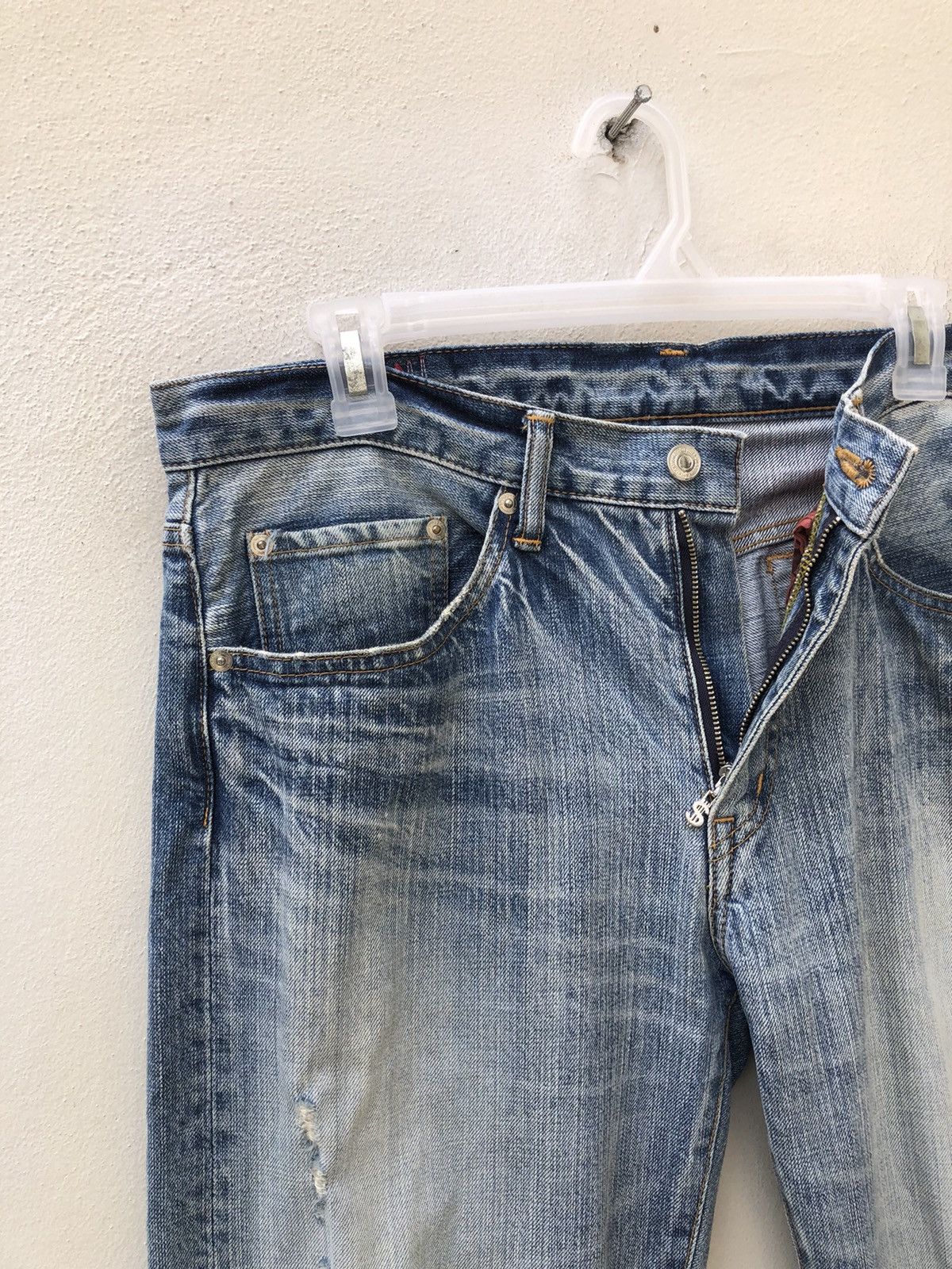 Swagger Vintage Swagger Japan Rips Distressed Denim Jeans Size US 32 / EU 48 - 4 Thumbnail