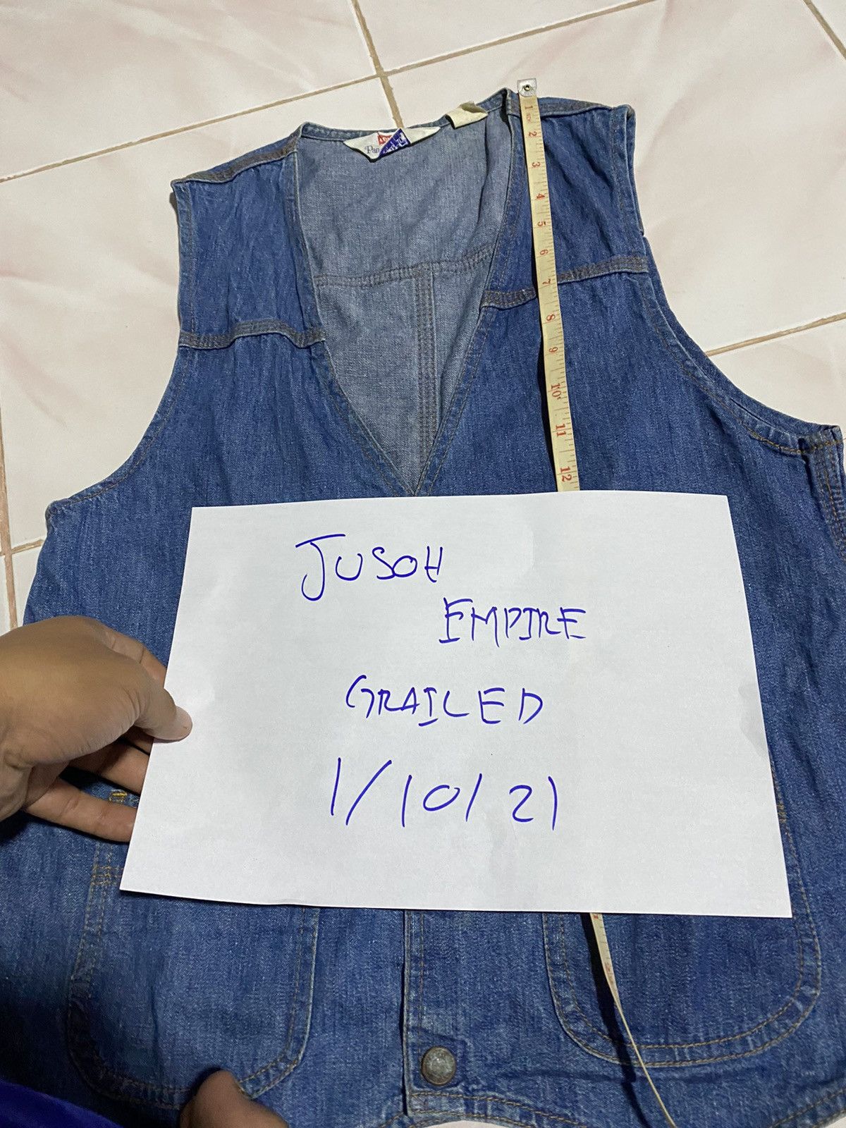 Levi's Vintage Levi’s Denim Vest - Men’s Workwear Style Size US M / EU 48-50 / 2 - 7 Thumbnail