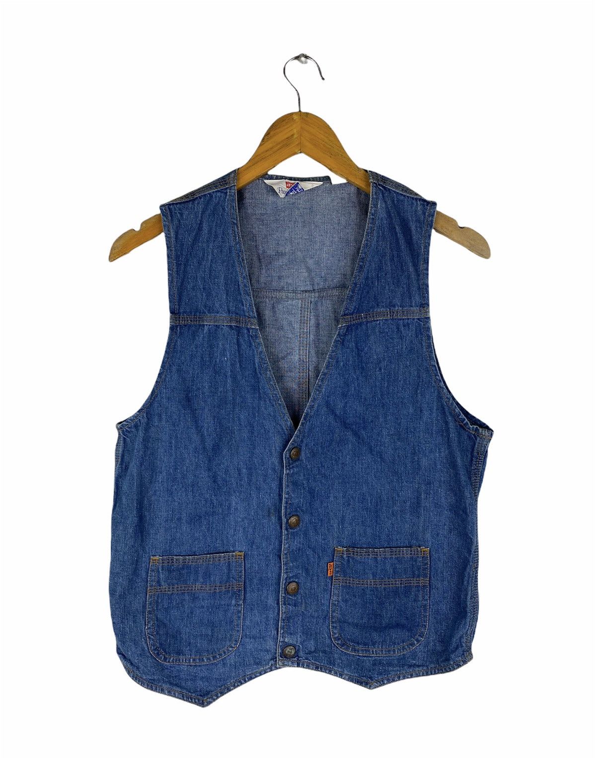 Vintage Levi’s Denim Vest - Men’s Workwear Style