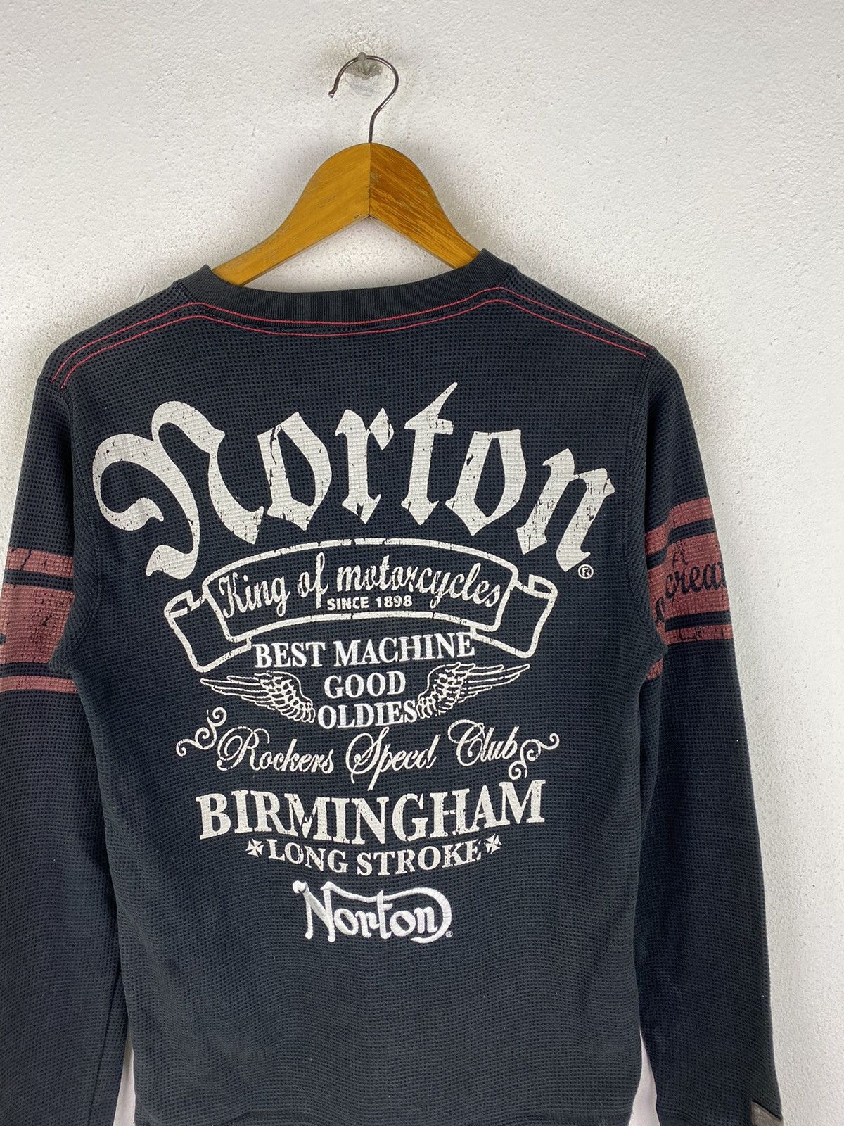 Norton 🔥DHL SHIPPING🔥NORTON KING OF MOTORCYCLE ROCKET SPEED CLUB Size US M / EU 48-50 / 2 - 5 Thumbnail