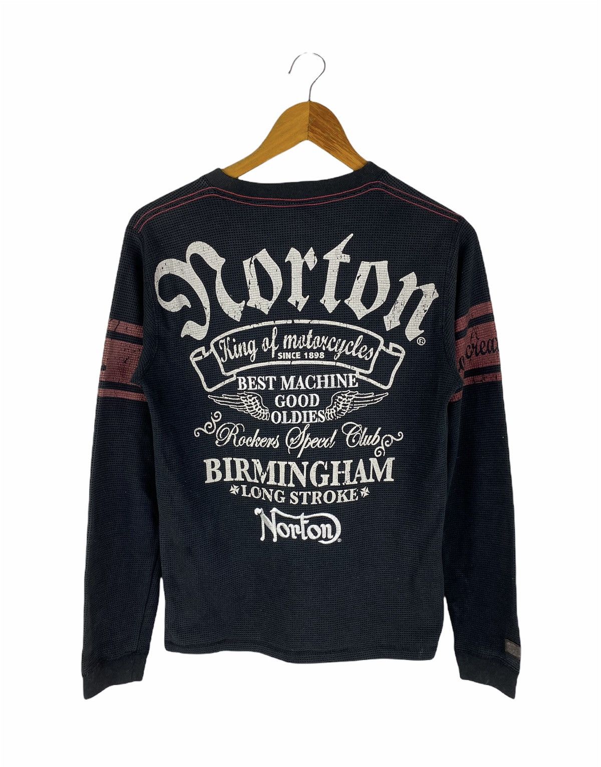 Norton 🔥DHL SHIPPING🔥NORTON KING OF MOTORCYCLE ROCKET SPEED CLUB Size US M / EU 48-50 / 2 - 1 Thumbnail