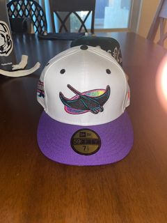 Purple Tampa Bay Devil Rays 1998 Inaugural Season New Era Fitted Hat