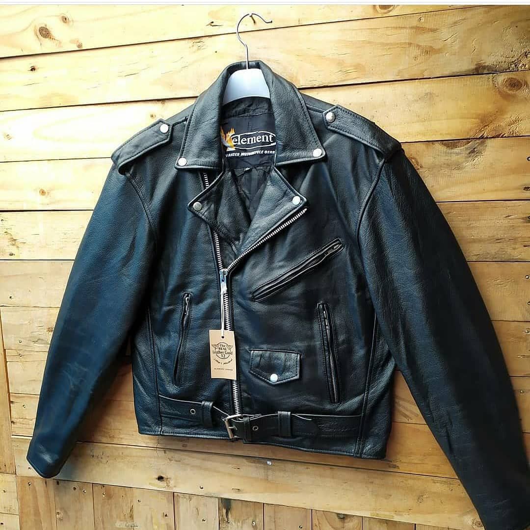 XELEMENT ADVANCED GEAR LEATHER RAMONES PERFECTO JACKET