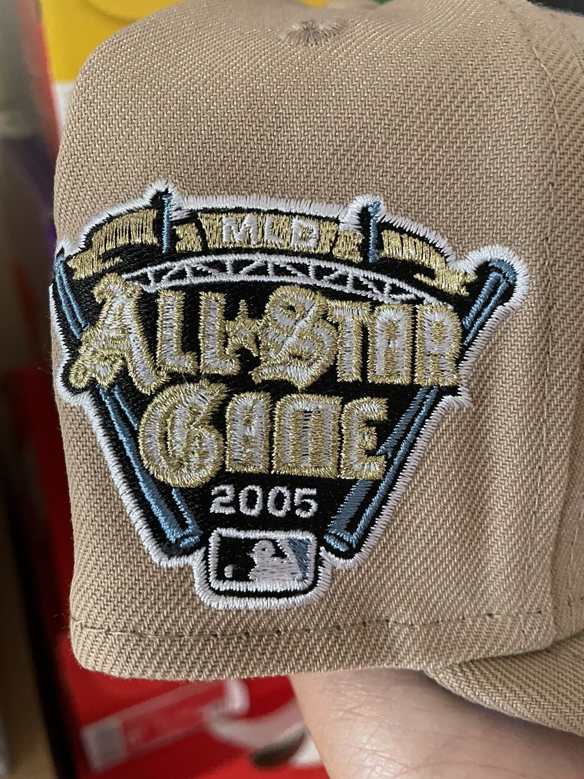 MLB Exclusive Fitted Detroit Tigers 7 1/8 Tan Icy 2005 Hatclub Size ONE SIZE - 4 Thumbnail