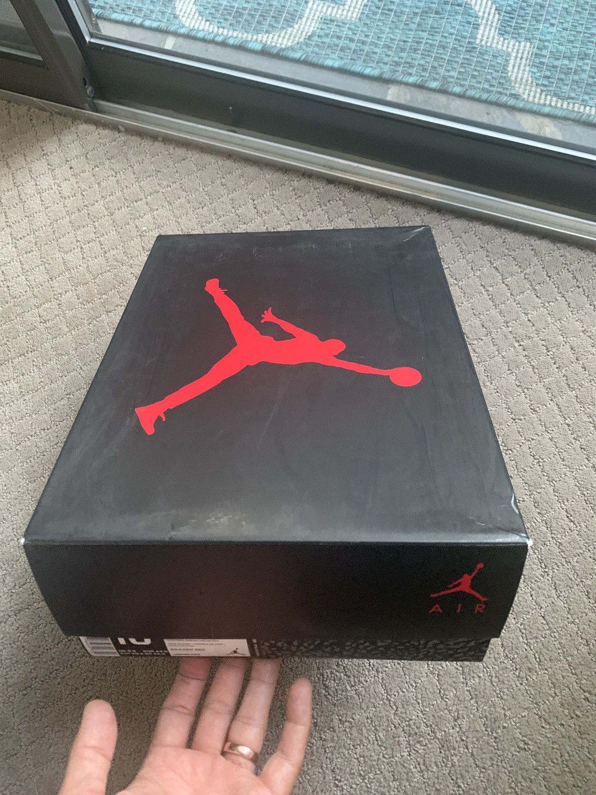 Jordan Brand × Nike Jordan 3 Retro Black Cement 2018 Size US 10.5 / EU 43-44 - 14 Thumbnail