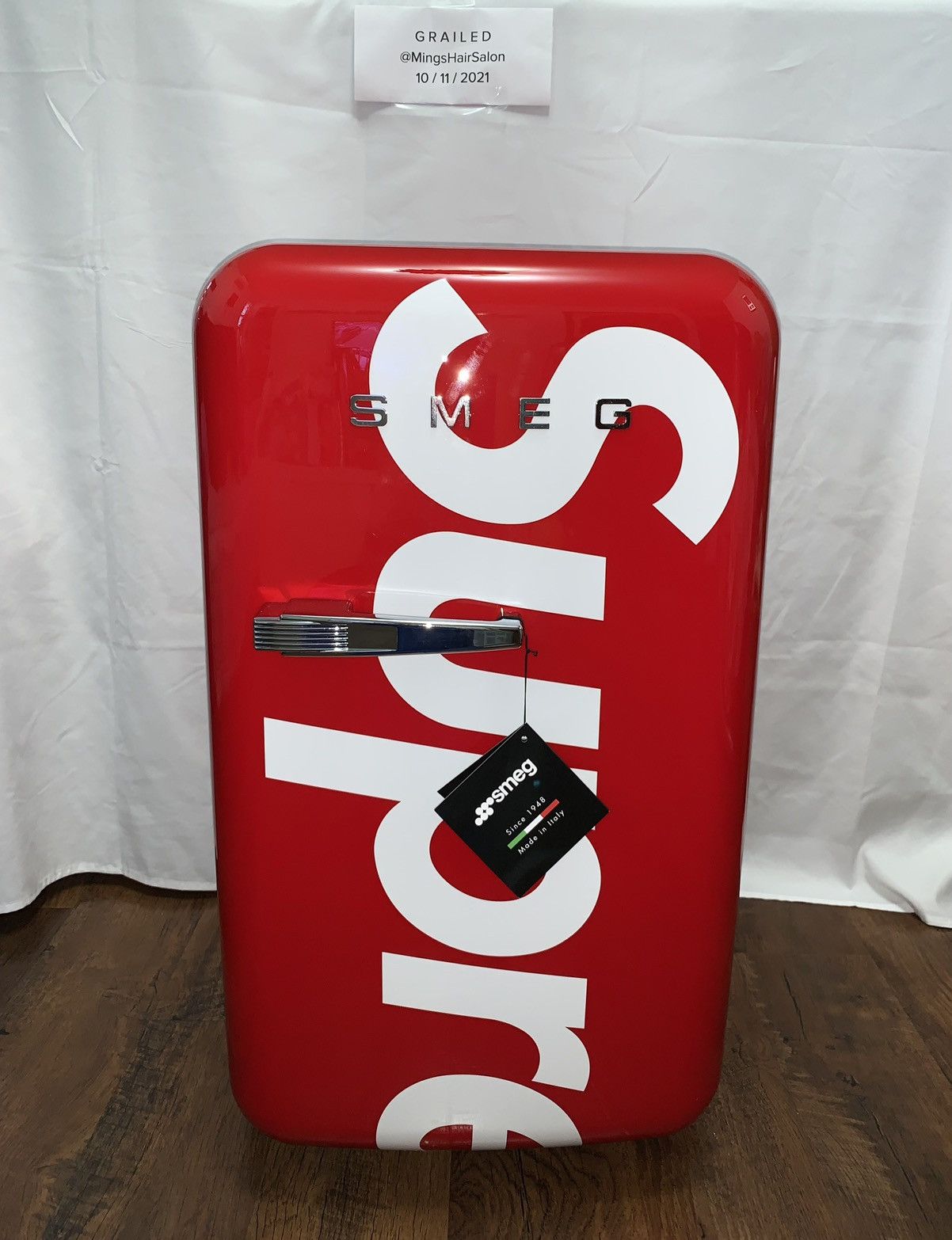 Brand New Supreme SMEG Mini Fridge