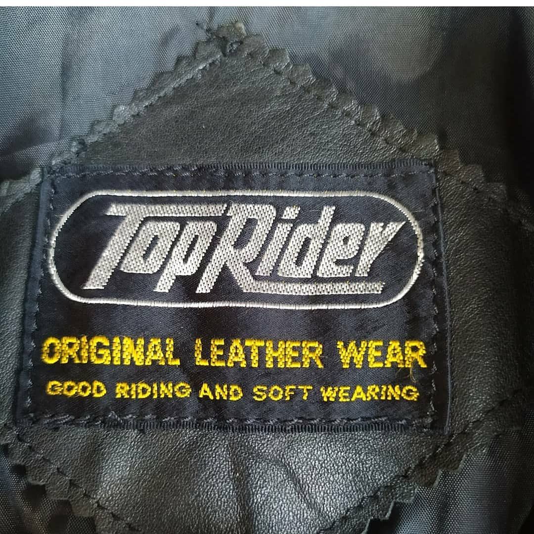 Genuine Leather × Japanese Brand TOP RIDER LEATHER RAMONES PERFECTO PETROFF JACKET Size US L / EU 52-54 / 3 - 2 Thumbnail