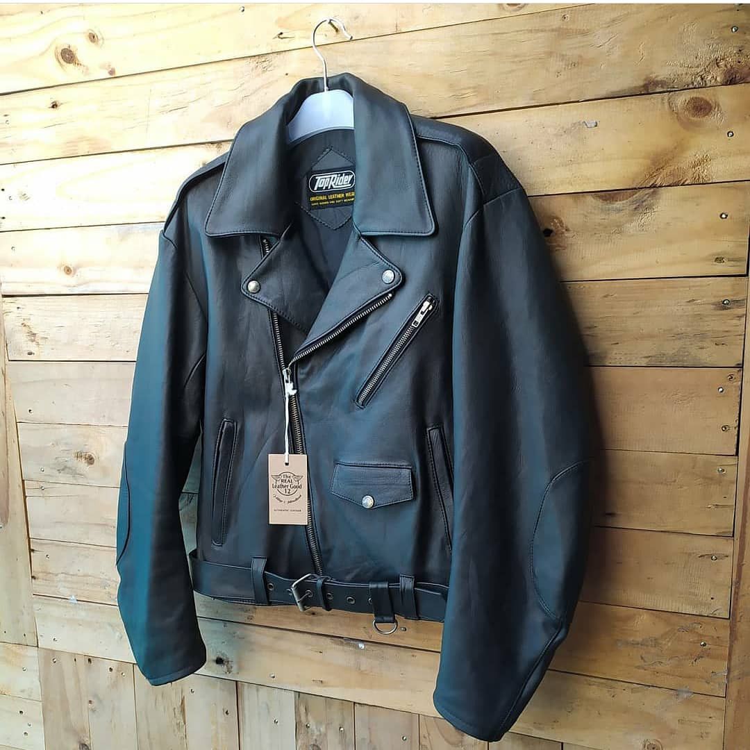 Genuine Leather × Japanese Brand TOP RIDER LEATHER RAMONES PERFECTO PETROFF JACKET Size US L / EU 52-54 / 3 - 3 Thumbnail
