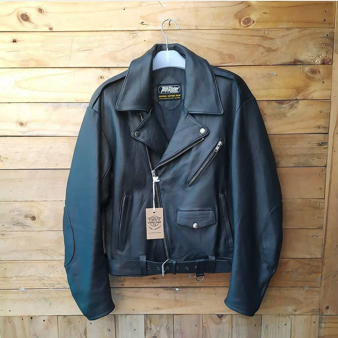 Genuine Leather × Japanese Brand TOP RIDER LEATHER RAMONES PERFECTO PETROFF JACKET Size US L / EU 52-54 / 3 - 1 Thumbnail
