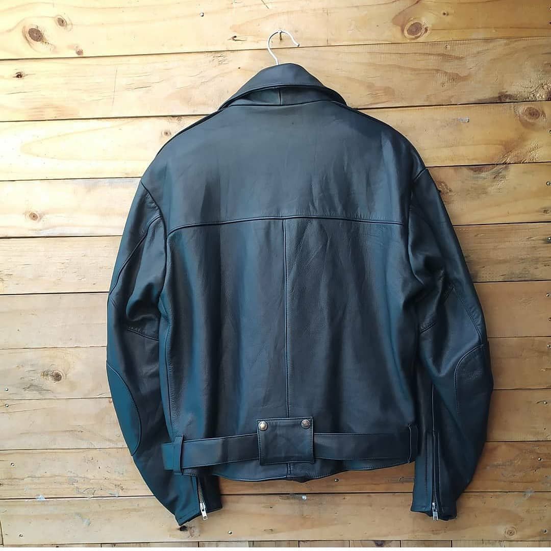 Genuine Leather × Japanese Brand TOP RIDER LEATHER RAMONES PERFECTO PETROFF JACKET Size US L / EU 52-54 / 3 - 9 Thumbnail