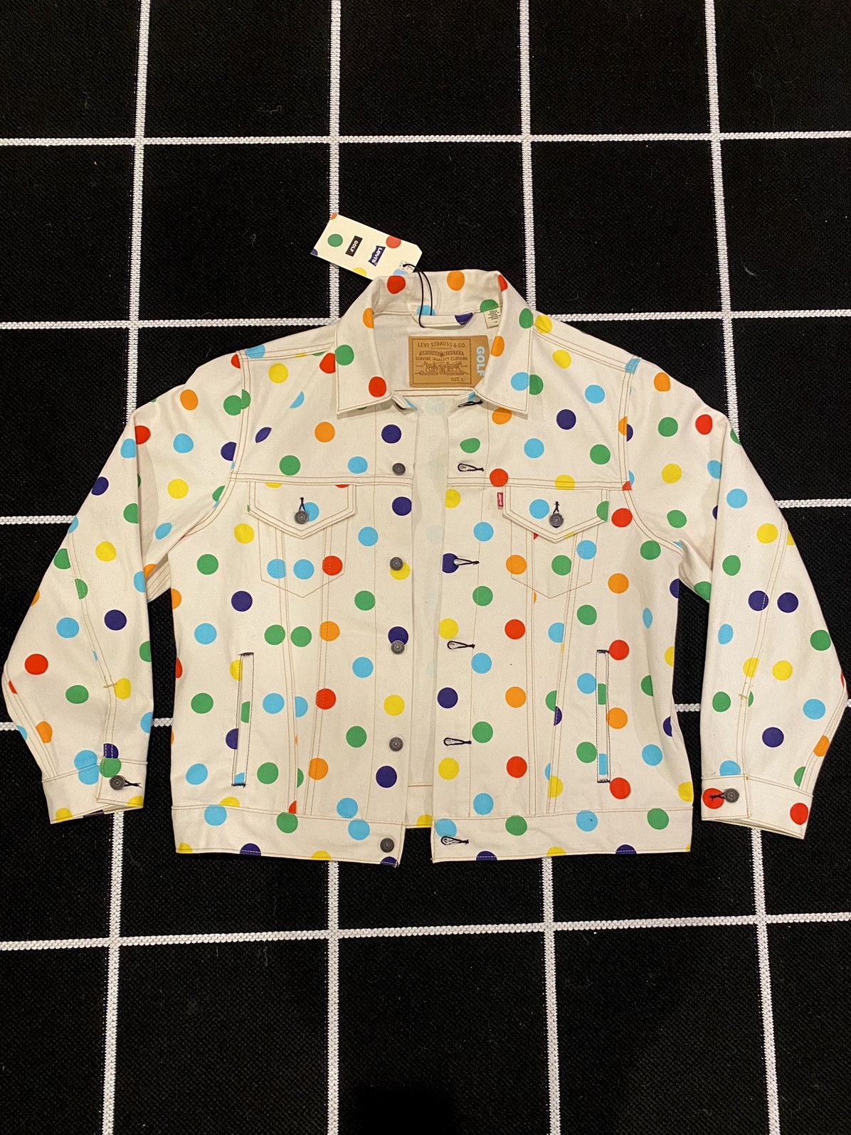 Golf Wang × Levi's NEW LEVIS x GOLF WANG POLKA DOT JACKET | Grailed