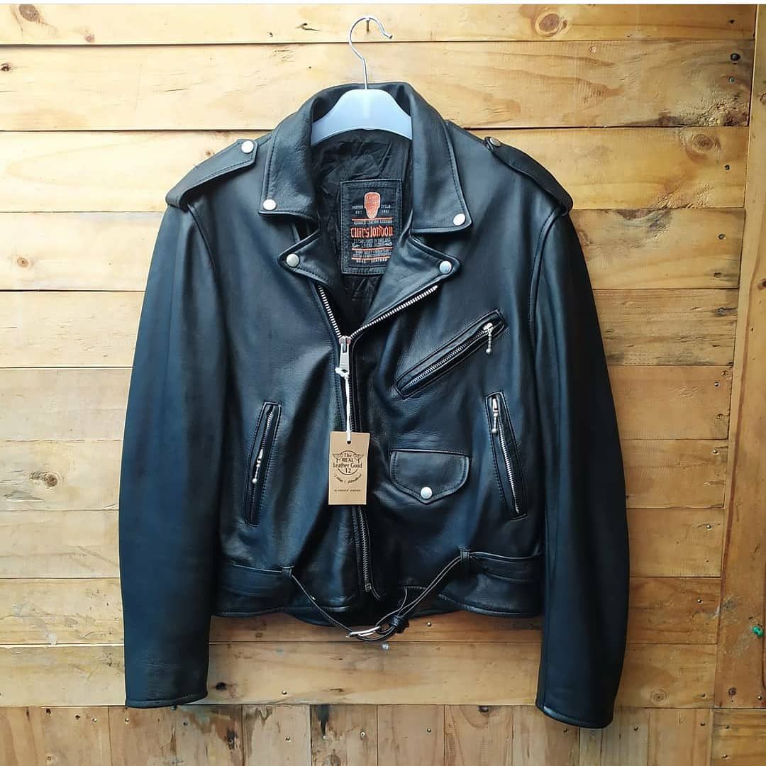 Genuine Leather CUIRS LONDON LEATHER RAMONES PERFECTO JACKET Grailed