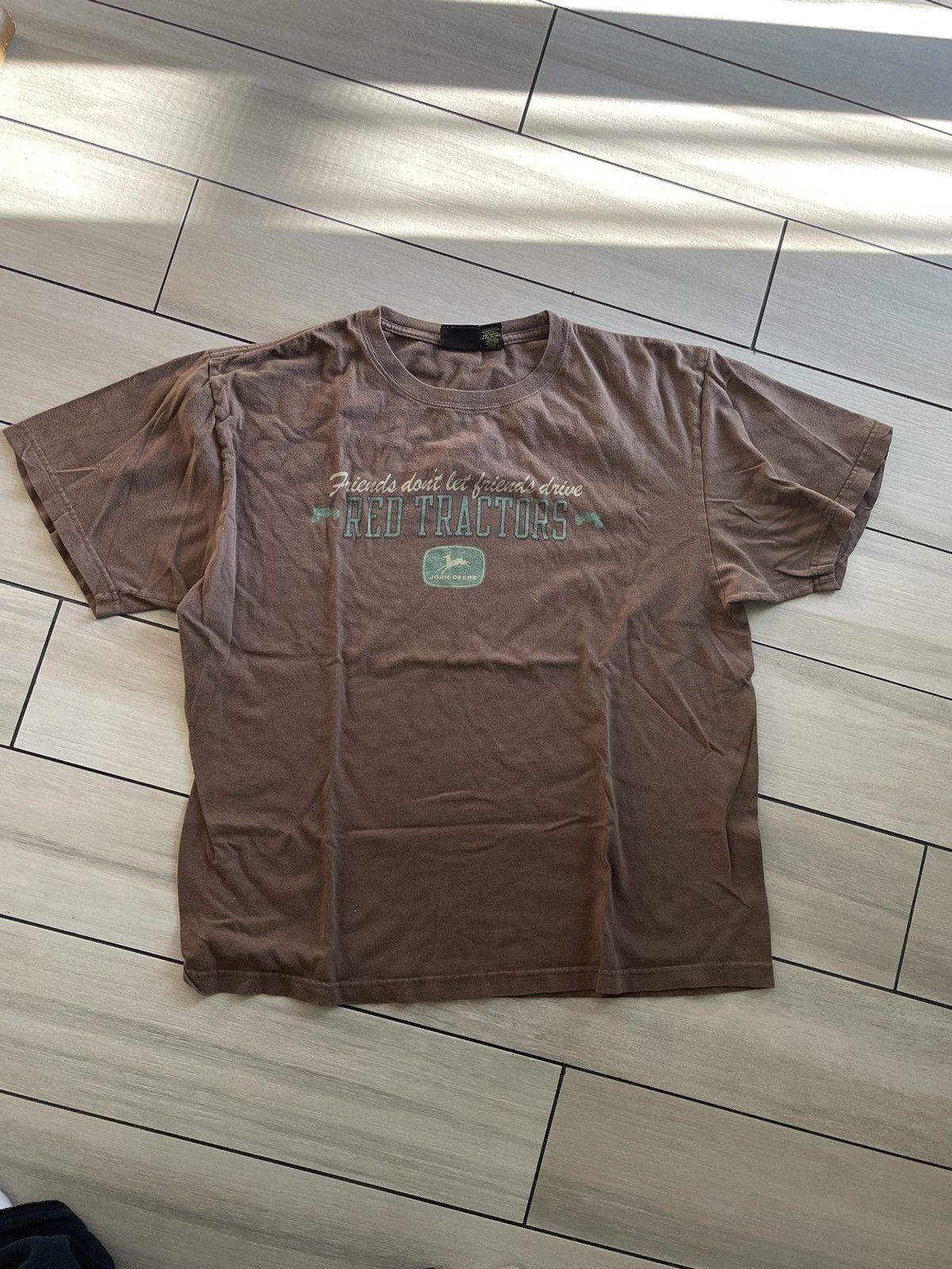 Vintage Brown John Deere tee Grailed