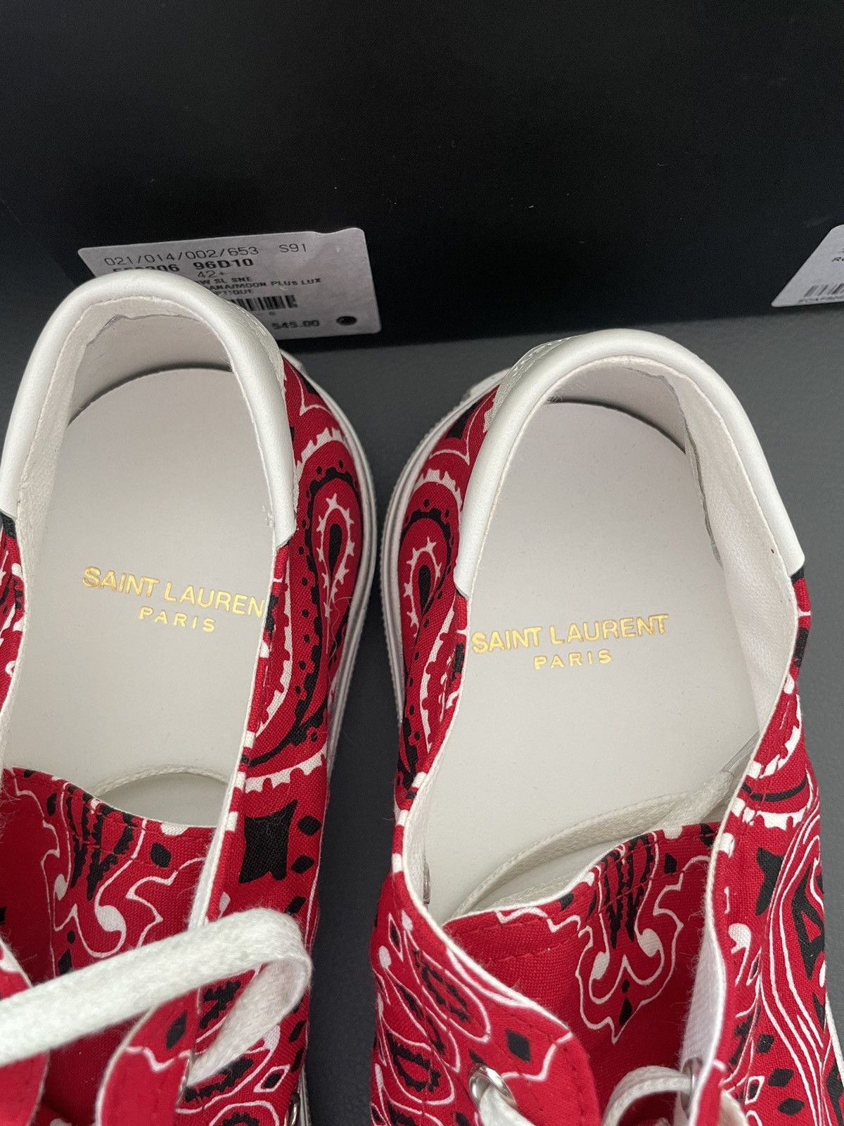 Saint Laurent Paris × Yves Saint Laurent Brand NEW Runway Saint Laurent Sneakers Size US 12 / EU 45 - 9 Thumbnail