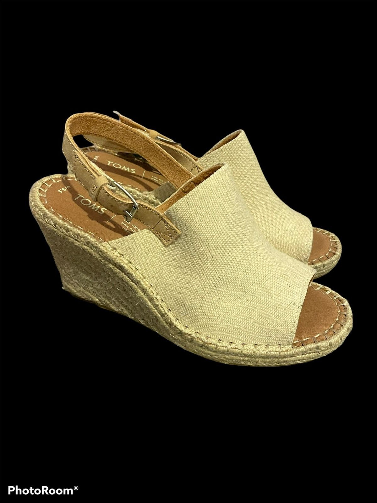 Toms TOMS Natural Oxford Women s Monica Wedge Grailed
