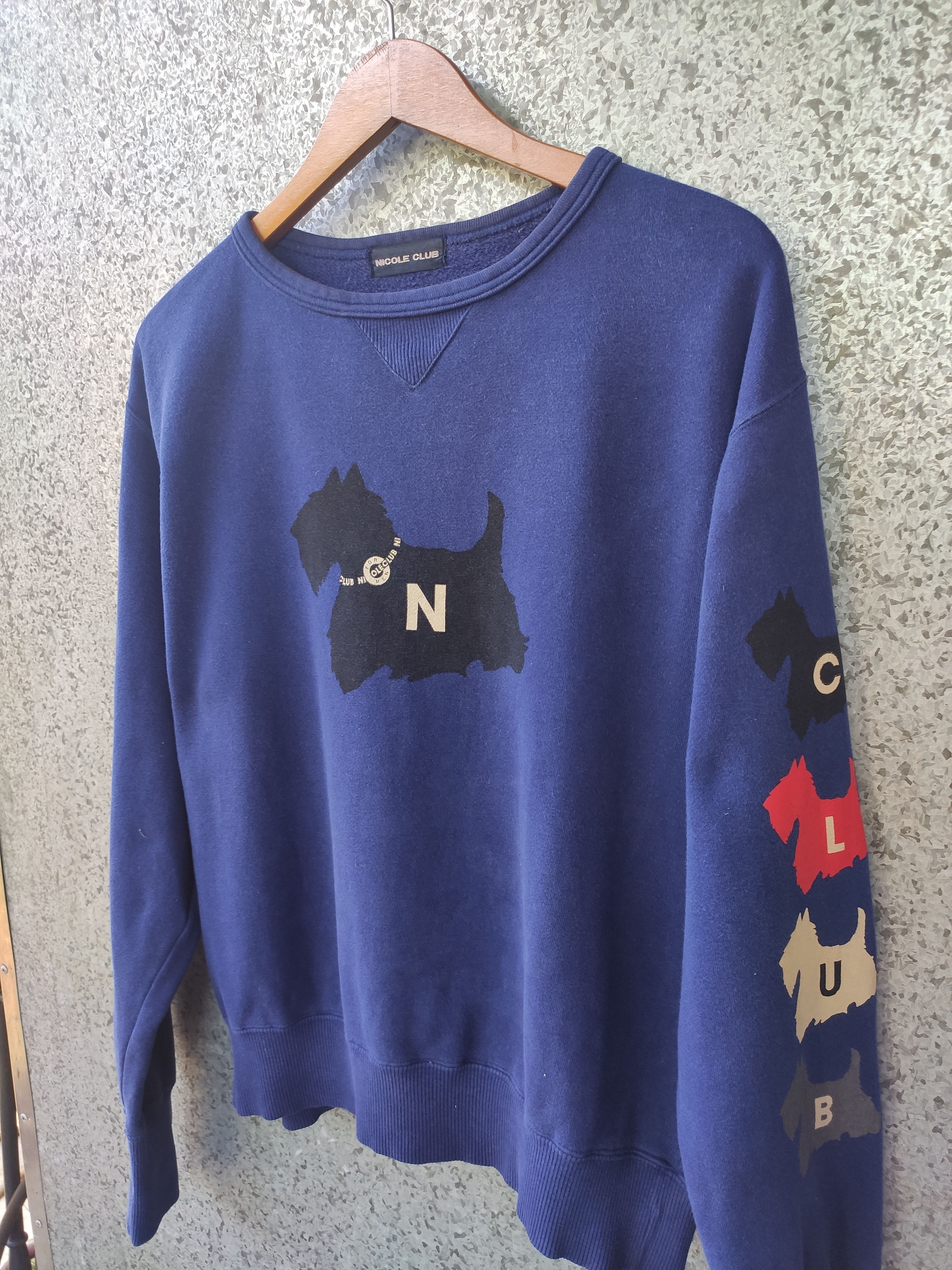 Nicole Club 🔥 Vintage Nicole Club For Men Sweatshirt Japanese Size US M / EU 48-50 / 2 - 1 Thumbnail