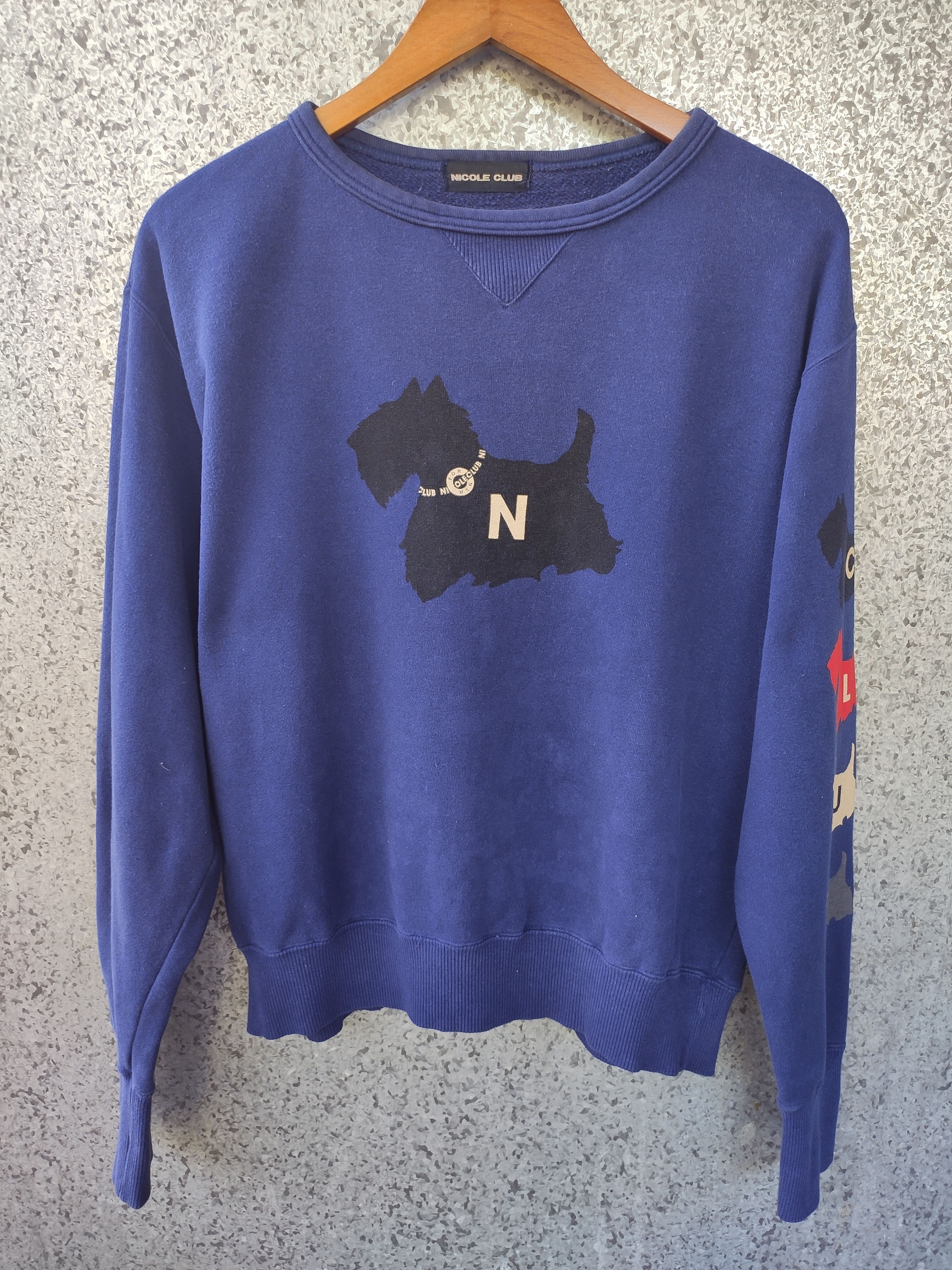 Nicole Club 🔥 Vintage Nicole Club For Men Sweatshirt Japanese Size US M / EU 48-50 / 2 - 2 Thumbnail