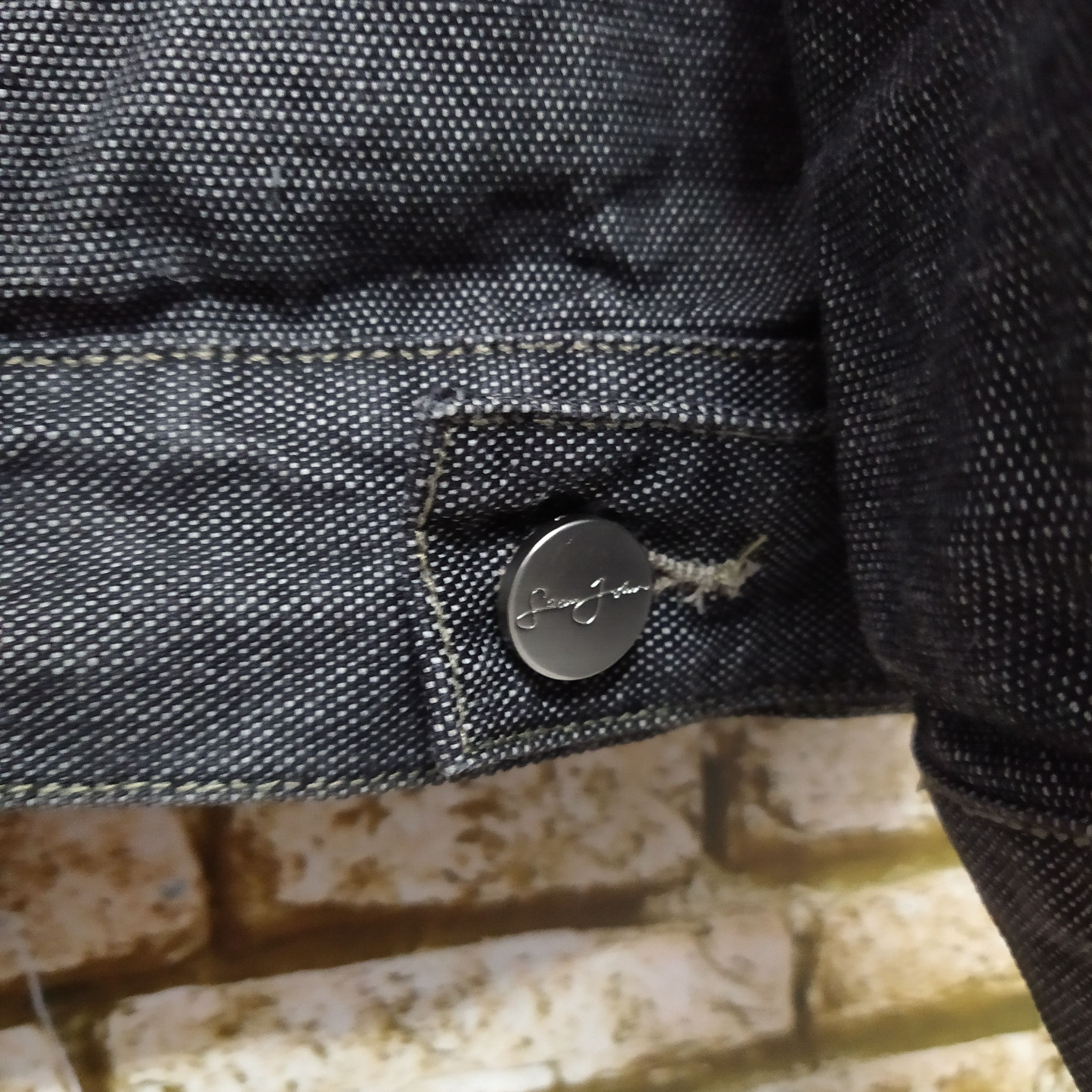 Sean John 90s SEAN JOHN DENIM JACKET EMBROIDERRED OVERSIZED (D66) Size US XL / EU 56 / 4 - 3 Thumbnail