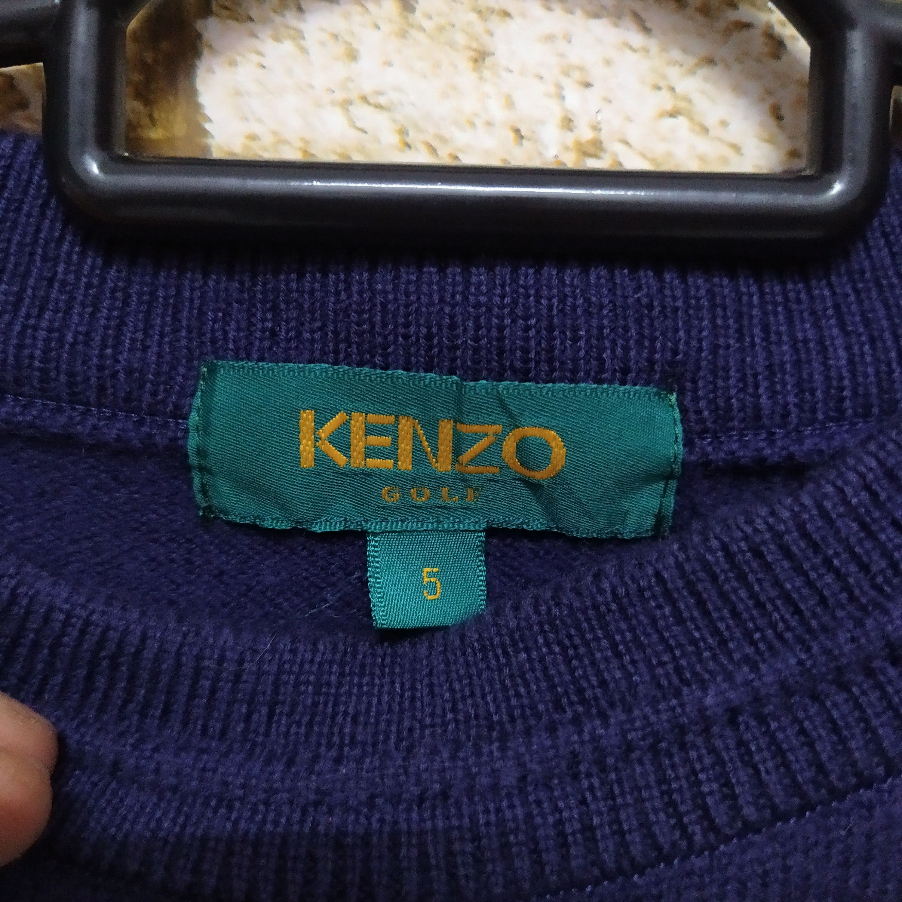 Kenzo × Vintage KENZO RAINBOW INCEPTION KNITWEAR (D78) Size US M / EU 48-50 / 2 - 3 Thumbnail
