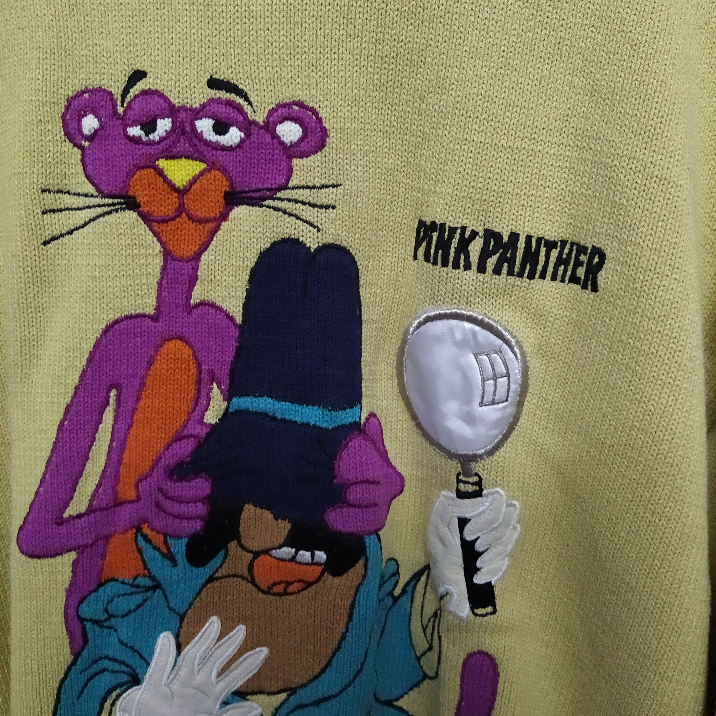 Cartoon Network × Vintage 1989 PINK PANTHER KNITWEAR VILLAGE (D80) Size US L / EU 52-54 / 3 - 2 Thumbnail