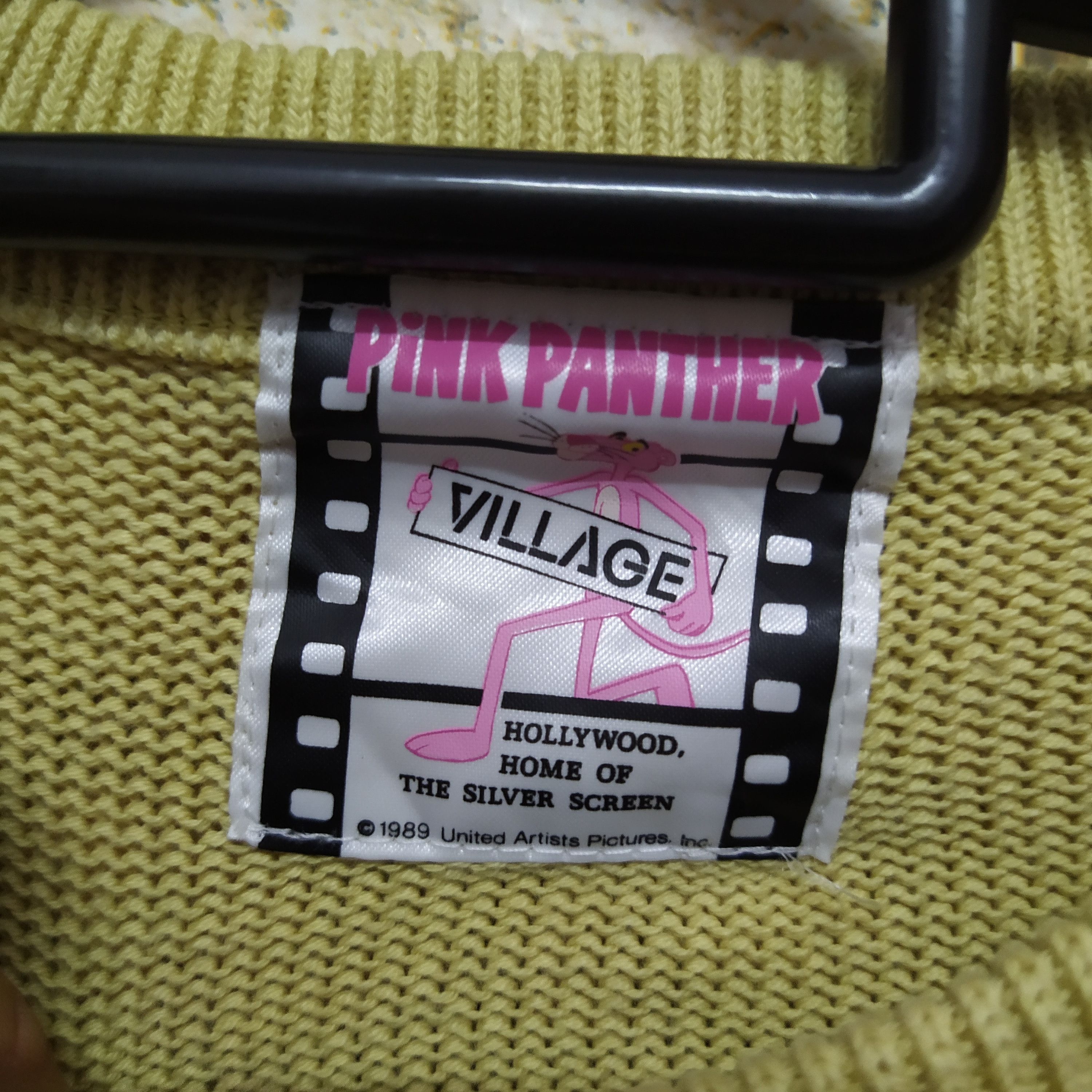 Cartoon Network × Vintage 1989 PINK PANTHER KNITWEAR VILLAGE (D80) Size US L / EU 52-54 / 3 - 3 Thumbnail
