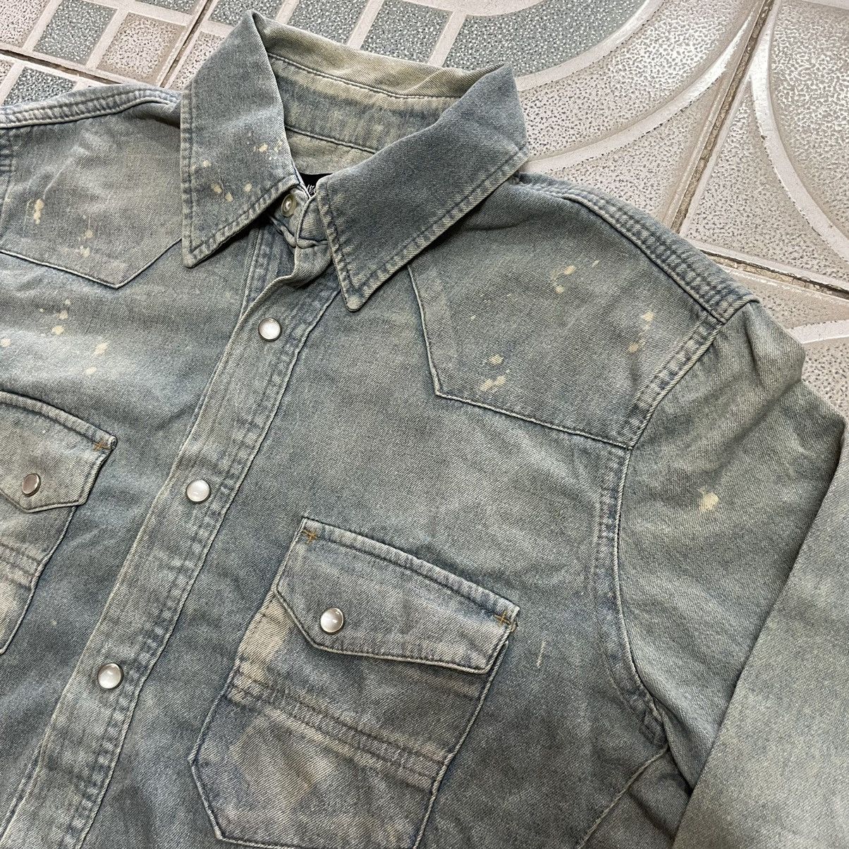 Japanese Brand Number (N)ine Music Note Denim Jacket Size US S / EU 44-46 / 1 - 7 Thumbnail