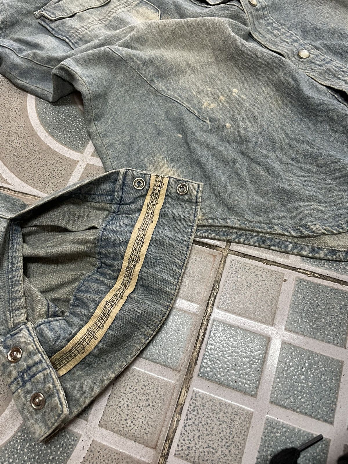 Japanese Brand Number (N)ine Music Note Denim Jacket Size US S / EU 44-46 / 1 - 10 Thumbnail