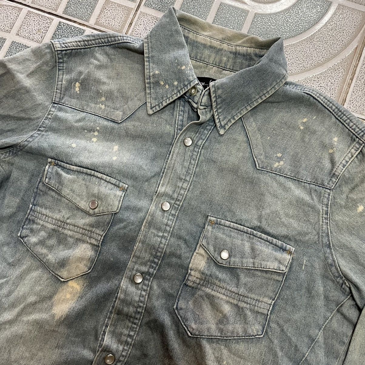 Japanese Brand Number (N)ine Music Note Denim Jacket Size US S / EU 44-46 / 1 - 3 Thumbnail