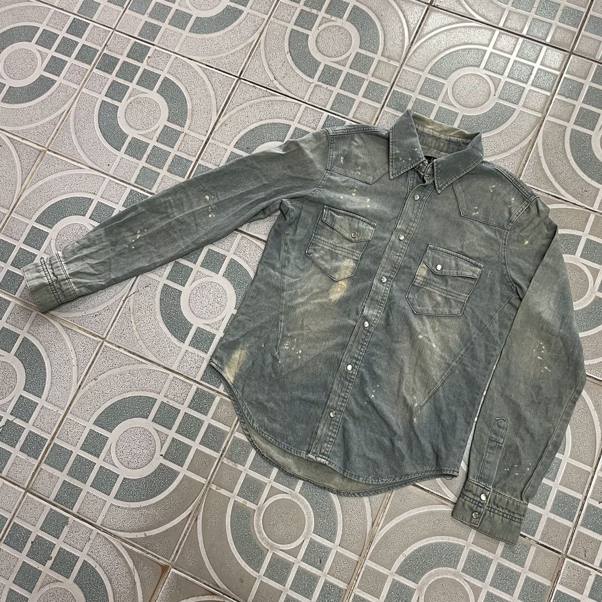 Japanese Brand Number (N)ine Music Note Denim Jacket Size US S / EU 44-46 / 1 - 1 Thumbnail