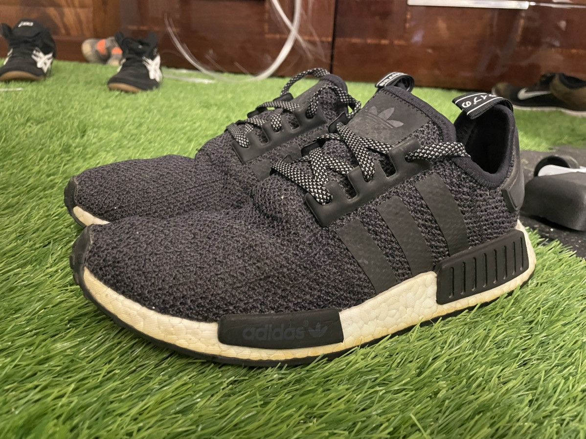Adidas Adidas Champs Sports x NMD_R1 Black Reflective Sneakers Size US 10 / EU 43 - 5 Thumbnail