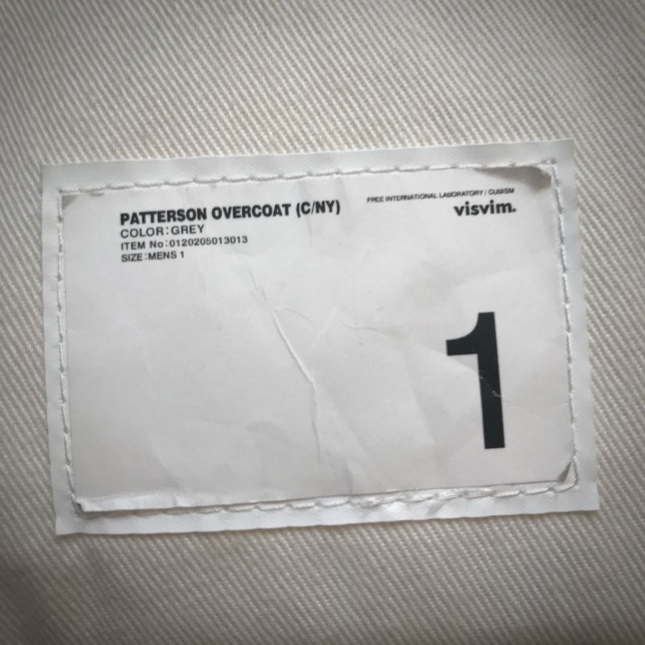 Visvim PATTERSON OVERCOAT (C/NY) | Grailed