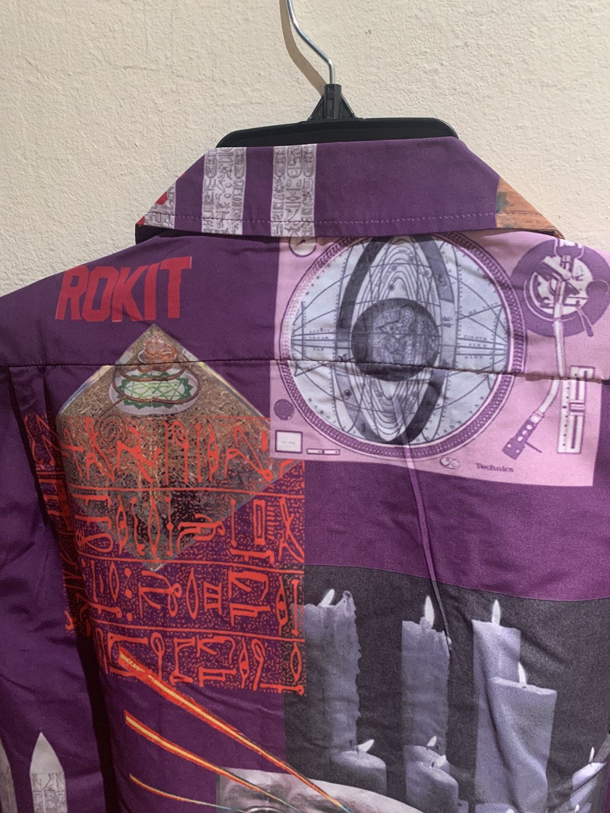 Designer × Rokit *RARE* New Rokit Esoteric Symbolism Button Shirt - Large Size US L / EU 52-54 / 3 - 7 Thumbnail