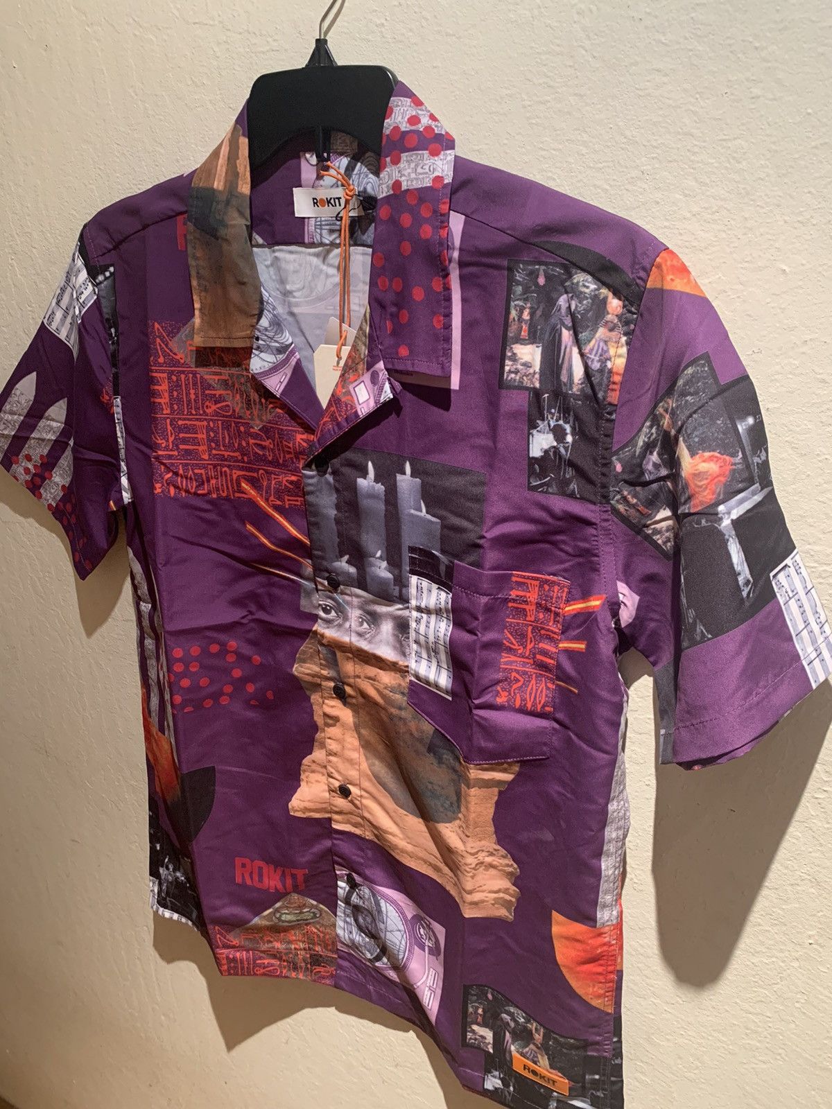 Designer × Rokit *RARE* New Rokit Esoteric Symbolism Button Shirt - Large Size US L / EU 52-54 / 3 - 3 Thumbnail