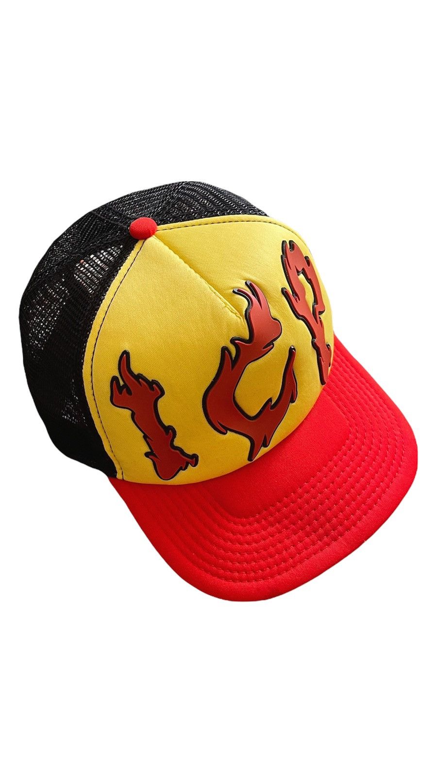 Rap Tees × Vintage Insane Clown Posse Flames Logo Trucker Mesh Snapback Hat Size ONE SIZE - 1 Thumbnail