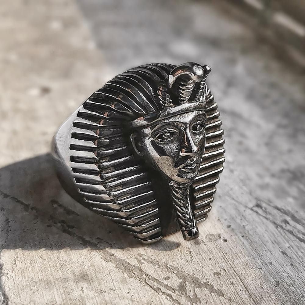 Custom Egyptian Pharaoh Ring Egypt Tutankhamun Ancient Rings | Grailed